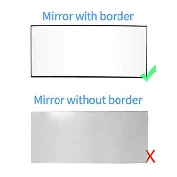 Suremita Mirror Office Adjustable Clip-On for Safety