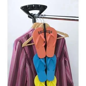 Perfect Curve Flip Flop Rack Organizer - Space Saving Essential