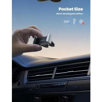 Universal Lamicall Car Air Vent Phone Mount for Safe Driving