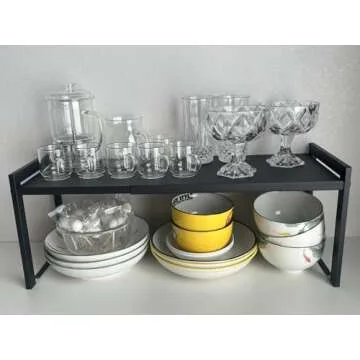 Urhomey Expandable Shelf Organizer 16-26" - Versatile Storage Solution