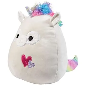 Squishmallows Original 12-Inch Kate The Rainbow Llamacorn - Official Jazwares Plush - Collectible Soft Squishy Stuffed Animal Toy - Add to Your Squad - Gift for Kids, Girls & Boys