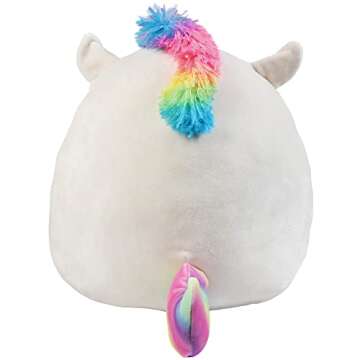 Squishmallows Original 12-Inch Kate The Rainbow Llamacorn - Official Jazwares Plush - Collectible Soft Squishy Stuffed Animal Toy - Add to Your Squad - Gift for Kids, Girls & Boys