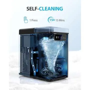 Aeitto Nugget Ice Maker - Fast Chewable Ice Machine