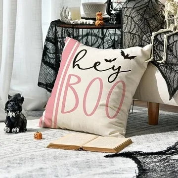 Cute Ghost Halloween Pillow Covers - Set of 4