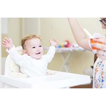 Dadouman Inflatable Supporting Cushion for IKEA Antilop High Chair, Baby High Chair Cushion, Polyest...