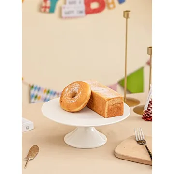 Kanwone 10-Inch Porcelain Cake Stand for Any Occasion