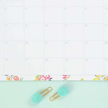 Blue Sky Day Designer for 2021-2022 Academic Year Monthly Wall Calendar, 11' x 8.75', Wirebound, Peyton White (107936-A22)