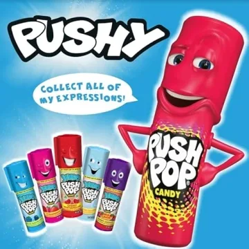 Push Pop Variety Candy Pack - 10 Assorted Lollipops