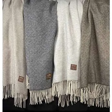 Eikei Wool Throw Blanket - Luxurious Soft Merino Wool