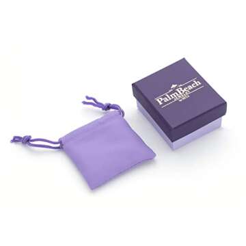 PalmBeach Yellow Gold-Plated Platinum-Plated or Silvertone Round Cubic Zirconia Solitaire Engagement Ring Sizes 5-10 Size 6