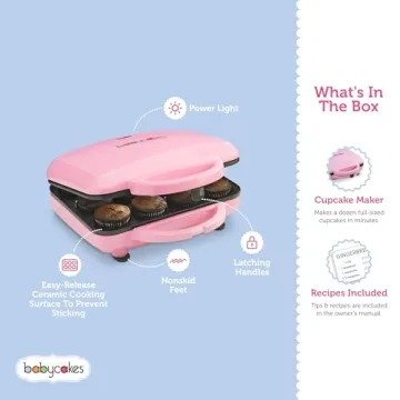 Babycakes Full Size Cupcake Maker, Pink