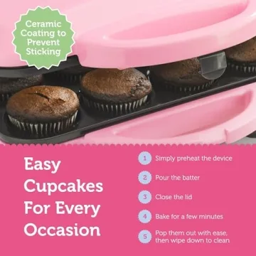 Babycakes Full Size Cupcake Maker, Pink