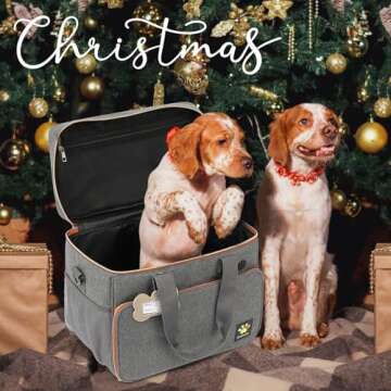 pmpete Dog Travel Bag for Traveling| Week Away/Overnight Dog Travel Accessories with Multi-Function ...