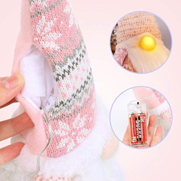 Enchanting D-FantiX Pink Gnomes for Year-Round Cheer