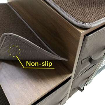 GDLF Stylish Elevated Dog Bunk Beds With Storage