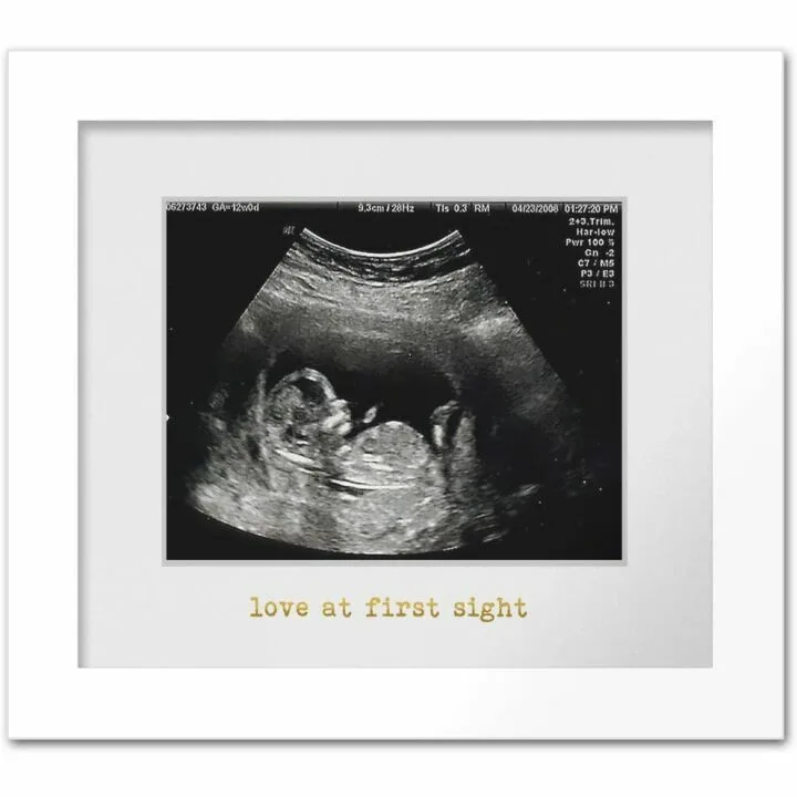 Sonogram Photo Frame for New Parents - Baby Shower Gift