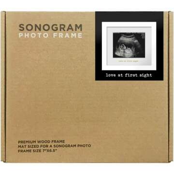 Sonogram Photo Frame for New Parents - Baby Shower Gift