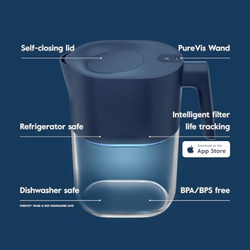 LARQ Self-Cleaning UV Water Filter Pitcher - 8-Cup