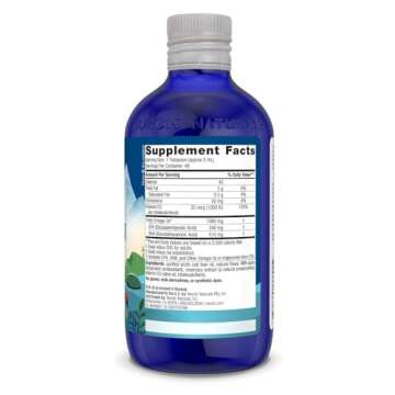 Nordic Naturals Arctic-D Cod Liver Oil, Lemon - 8 oz - 1060 mg Total Omega-3s + 1000 IU Vitamin D3 -...