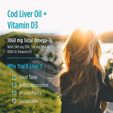 Nordic Naturals Arctic-D Cod Liver Oil - Omega-3 + Vitamin D