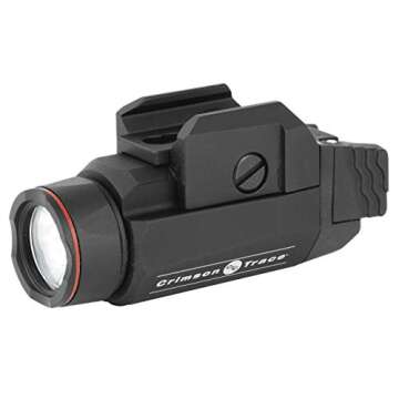 Crimson Trace CMR-208 Universal Rail Master Tactical Light with 2 Mode Flashlight and Instant Activa...