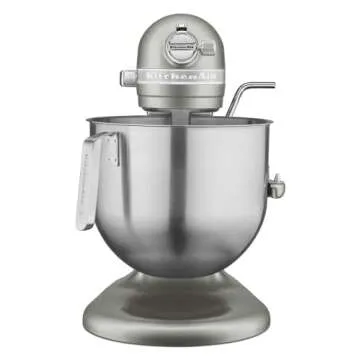 KitchenAid KSM8990CU 8-Quart Commercial Countertop Mixer, 10-Speed, Gear-Driven, Contour Silver