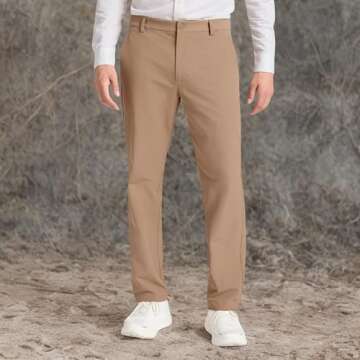 BRADY Men's Structured Stretch Pant for Comfort & Style