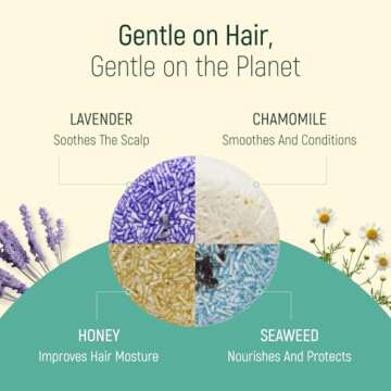 Solid Shampoo Bar And Conditioner Effect Hair Soap – 4 Pack 100% Organic Shampoo Bars For Hair With All Natural Plant Based Essential Oils And Eco Friendly Zero Waste Biodegradable Packaging