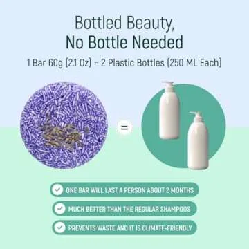 Solid Shampoo Bar And Conditioner Effect Hair Soap – 4 Pack 100% Organic Shampoo Bars For Hair With All Natural Plant Based Essential Oils And Eco Friendly Zero Waste Biodegradable Packaging