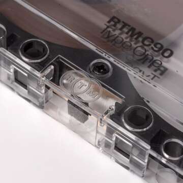 RTM C90 | Type 1 | 90-Minute Low Noise Music Cassette | Studio Quality | Ideal for Music Recording | Pack of 3