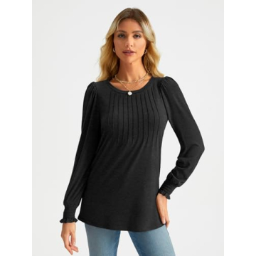 Stylish Women's Long Sleeve Business Casual Blouse