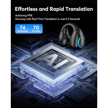 Boytond AI Translation Earbuds for Real Time 144 Languages and 60H Playtime