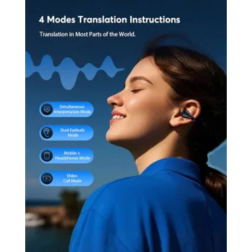 Boytond AI Translation Earbuds 144 Languages Bluetooth