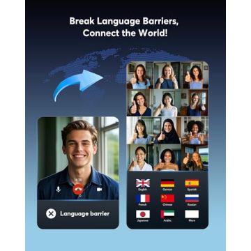 Boytond AI Translation Earbuds 144 Languages Bluetooth