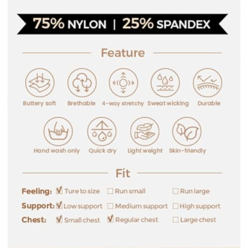 Aoxjox Women's Stylish & Supportive Sports Bra Collection