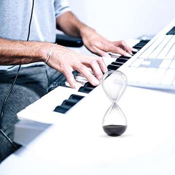 Elegant SWISSELITE Hourglass Sand Timers for Home & Office Decor