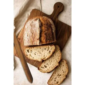 11 Inch Wooden Sourdough Bread Mixing Stir Stick Spurtle, Sourdough whisk Sourdough Bread Making Tools Baking supplies,Acacia Wooden Spatula Paddle Stirring Stick for Kitchen Cooking (1)