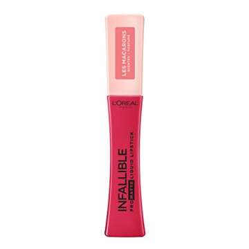 L'Oreal Paris Makeup Infallible Pro Matte Les Macarons Scented Matte Liquid Lipstick, Highly Pigment...