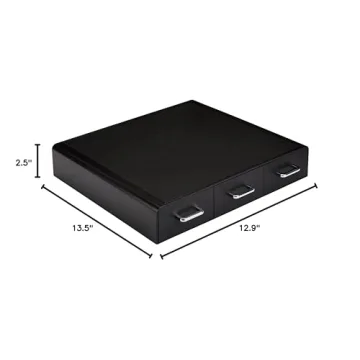 Amazon Basics Coffee Pod Storage Organizer Drawer for K-Cup Pods, 36 Pod Capacity, Black