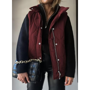 EVALESS Stylish Lightweight Quilted Puffer Vest for Women