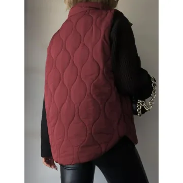 EVALESS Stylish Lightweight Quilted Puffer Vest for Women