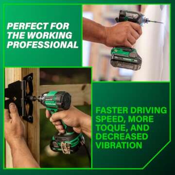 Metabo HPT 18V MultiVolt Cordless Impact Driver Set