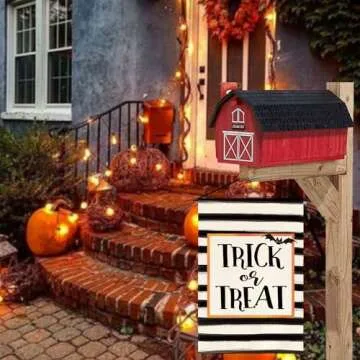 AVOIN colorlife Trick or Treat Garden Flag - Durable Design