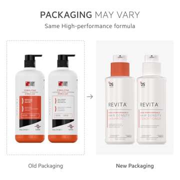 DS Laboratories Revita Shampoo and Conditioner Set, Hair Thickening Shampoo and Conditioner to Suppo...