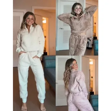 Lianlive Fleece Pajamas - Warm Winter Fluffy Sleepwear