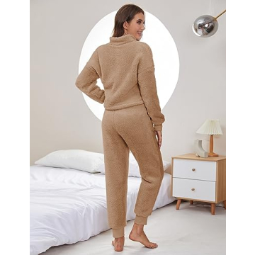 Lianlive Fleece Pajamas - Warm Winter Fluffy Sleepwear