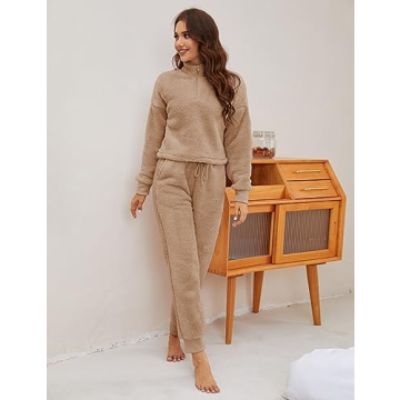 Lianlive Fleece Pajamas - Warm Winter Fluffy Sleepwear