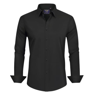 J.VER Men's Stain-Resistant Dress Shirt for Style and Comfort