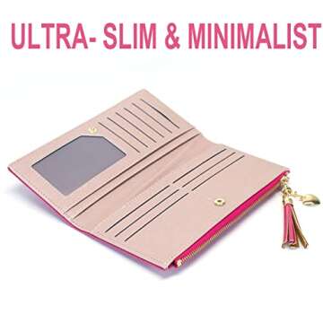 Elegant Women’s Wallet - Slim Card Holder & Purse
