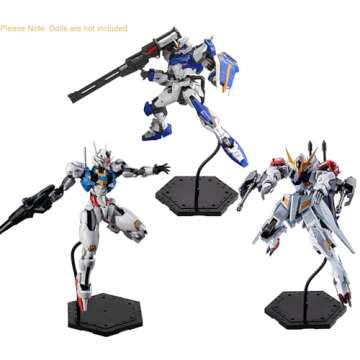 XyviLokit Hobby Action Base,Model Stand Hobby Display Stand Compatible with Gundam HG RG 1/144 Scale Figure Model Kit